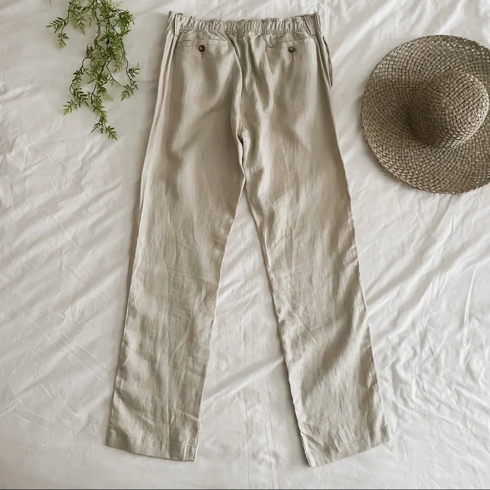 SOLD Azulu Anthropologie Linen Pants - Picture 2 of 2